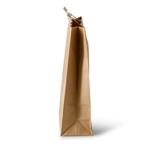 Bolsas de papel reciclado tamaño XL 32x12x40cm, bolsas de compras con asa reforzada de kraft para supermercado - Product Image 5