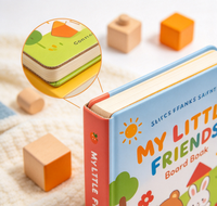 Impression personnalisée à la demande de livres cartonnés pour enfants, service d'impression de livres cartonnés pour enfants, livres d'histoires pour enfants en carton rigide