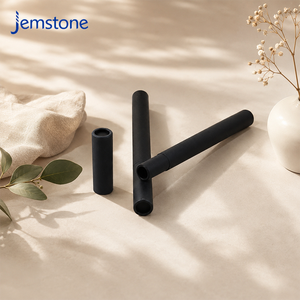 High End Sustainable Black Palo Santo Incense Cardboard Tube Packaging <b>Container</b> Slim Elegant Luxury Home Fragrance Paper Tube - Product Image 4