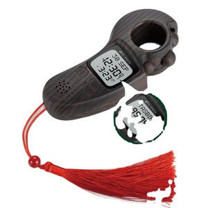 Reloj Azan de bolsillo con reloj <span class=keywords><strong>Athan</strong></span> Digital Tasbih, retroiluminación de dirección Qibla, calendario Hijri, tiempo islámico musulmán multilingüe - Product Image 3