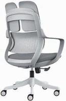 Chaise de bureau ergonomique confortable pour la maison, chaise de conférence moderne en maille avec dossier réglable pour usage prolongé