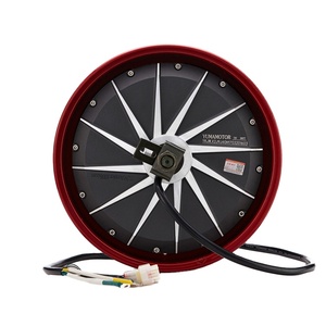 Hot Sale 12Inch High Power 72V 4000W Magnet Brushless Hub Motor <b>Kits</b> IP67 Waterproof for Scooter Motorcycle YM-HY-124000 Super P - Product Image 4