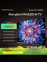 Televisor Inteligente LCD Skyworth 100A5F de 100 Pulgadas, 1152 Particiones, 288 Hz, Mini LED de Alta Frecuencia de Actualización, Pantalla de Papel, con Alexa