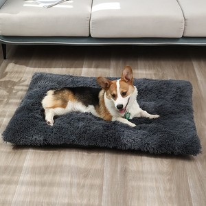 Lit pour <span class=keywords><strong>chien</strong></span> rectangulaire de luxe <span class=keywords><strong>XL</strong></span>, classique, 93*65cm, nouveau, écologique, <span class=keywords><strong>coussin</strong></span> confortable, fausse fourrure, solide, dropshipping, <span class=keywords><strong>pas</strong></span> <span class=keywords><strong>cher</strong></span> - Product Image 1