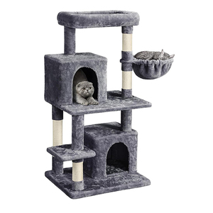 Fabricante personalizado felpa oscura de lujo árbol de gato grande al por mayor de alta resistencia árbol de gato alto Torre superventas raspador <span class=keywords><strong>para</strong></span> <span class=keywords><strong>gatos</strong></span> grandes - Product Image 5