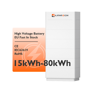 EU kho 5kwh 10KW 20kwh 30kwh pin năng lượng mặt trời có thể xếp chồng điện áp cao LiFePO4 HV pin lithium Hệ thống lưu trữ năng lượng mặt trời - Product Image 1