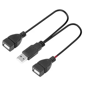 OEM/ODM USB macho para 2 2 em 1 USB feminino cabo de extensão