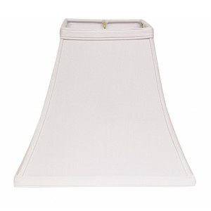 HMS 14 \ "paralume a campana quadrato bianco senza copertura in tessuto costiero vittoriano stile rustico moderno stile di Design francese per luci - Product Image 1