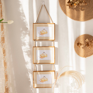 Fatto a mano 3-in-1 MDF combinazione cornice in legno eco-friendly <span class=keywords><strong>stampa</strong></span> UV fai <span class=keywords><strong>da</strong></span> te appendere <span class=keywords><strong>foto</strong></span> pieghevoli parete - Product Image 3