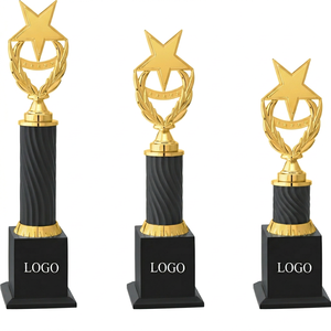 Attractive Star Trophy with Personalized Branding UV Printing Laser Engraved Die Casting Metal Portable - Product Image 1