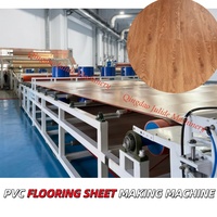 Ligne de production de revêtements de sol en PVC pour ateliers et garages, machine d'extrusion de rouleaux de revêtements de sol en vinyle