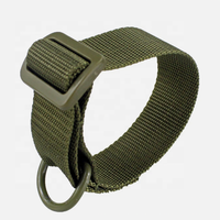 Sangle de tir et de chasse tactique en nylon imperméable, robuste, avec adaptateur de sangle d'épaule et anneau en D