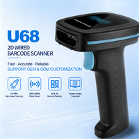 Lecteur de codes-barres 1D 2D portable, lecteur de codes QR, scanner filaire USB pour supermarché, point de vente, entrepôt, logistique