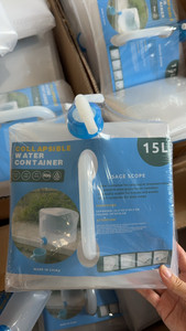 Seau pliable portable en LDPE 5L 10L 15L 20L, réservoir d'eau pliable d'extérieur, seau pliable en plastique pour la maison avec <span class=keywords><strong>robinet</strong></span> - Product Image 3