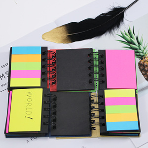 Wholesale Custom Good Selling Sticky Note <b>Pad</b> <b>Memo</b> Black Coil Sticky Notes <b>Memo</b> Set - Product Image 3