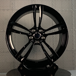 Cerchi in Lega Forgiati SHIN Multi-rami Neri Lucidi 437M Personalizzati 5x112 5x120 18 19 20 21 22 Pollici per Auto BMW - Product Image 2