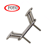 Lmetfoyo — boulon d'amarrage Double cornes en acier inoxydable, station d'accueil pour bateau, en acier inoxydable