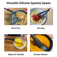 Spatule de cuisine antiadhésive multifonctionnelle pour cuisson, service, pâtisserie, mélange, agitation, cuillère-raclette