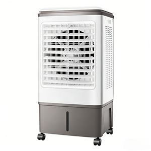 Enfriador <span class=keywords><strong>de</strong></span> <span class=keywords><strong>Aire</strong></span>, Ventilador <span class=keywords><strong>de</strong></span> Enfriamiento Evaporativo, <span class=keywords><strong>Aire</strong></span> <span class=keywords><strong>Acondicionado</strong></span> Portátil, Humidificador, Purificador <span class=keywords><strong>de</strong></span> <span class=keywords><strong>Aire</strong></span>, 3 Velocidades, Temporizador, Control Remoto, Bajo Ruido, Plástico, para el Hogar - Product Image 1