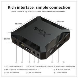 X96q Android 10.0 TV Box Allwinner H313 Quad Core thông minh mini Set-Top box với 2GB RAM 16GB Rom <span class=keywords><strong>2</strong></span>.4GHz Wifi và phương tiện truyền thông Máy nghe nhạc - Product Image 3
