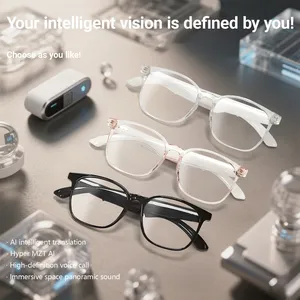 Gafas inteligentes G01 con traducción por IA, operación táctil informal, altavoz integrado, elegantes para ciclismo al aire libre y trabajo. - Product Image 3