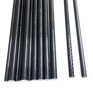 Nhà sản xuất tùy chỉnh tuyệt vời cấu trúc tài sản pultruded sợi carbon que rắn cực - Product Image 2