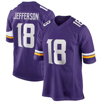 Maillot de football américain cousu en gros Minnesota Justin Jefferson 15 Dallas-Turner 1 Kyler Murray Uniforme de football