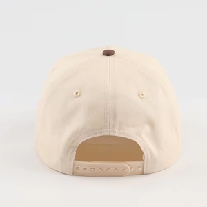 Gorra de 5 Paneles Personalizada, Gorra de Béisbol de 5 Paneles con Estructura en A, de Algodón, de Dos Tonos, Bordada, con Cierre a Presión - Product Image 3