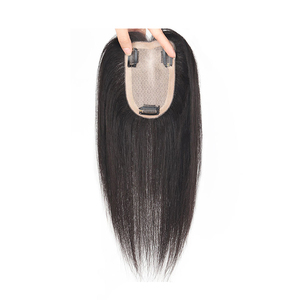 FYD Lightweight Double Needle <strong>Wig</strong> Piece Women's Top <strong>Hair</strong> Covering White Baby <strong>Hair</strong> Natural Seamless Remy European <strong>Hair</strong> Fringes - Product Image 2