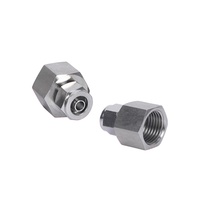 Connecteur pneumatique rapide Raccords de tuyauterie rapides femelles en acier inoxydable avec tailles G1/8 1/2 OD 4 6 8 10 12 14 16mm