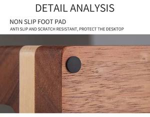 Boîte à déchets pour tamper à expresso en bois de qualité supérieure, avec fonction de compactage et <span class=keywords><strong>action</strong></span> de frappe efficace, servant également de station de compactage - Product Image 4