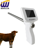 Pistolet d'insémination artificielle WANJIA avec caméra, pistolet visuel AI pour bétail, outil d'élevage vétérinaire