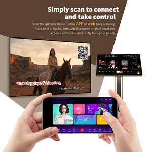 1TB KV-HT215 4in1 Machine 21.5 Inch Touch Screen Home KTV System Dual Wireless Microphones WiFiBluetooth OEM ODM KV-HT21 - Product Image 6