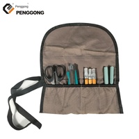 Sac de rangement en toile pliable multifonctionnel pour le rangement d'outils, couteau à découper, matériel