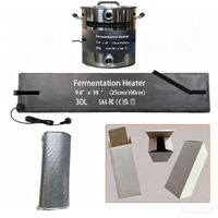 ACE ASB005-A 120V~240V Ceinture chauffante électrique en plastique, capacité 4L, pour la fermentation domestique de bière/kombucha/vin/jus, écologique
