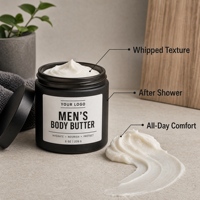 Beurre Corporel Parfumé pour Hommes Marque Blanche – Vente en Gros, Soin Personnalisé, Crème Corporelle Homme Fini Mat