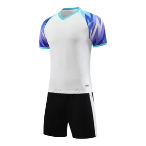 Atacado China Fábrica Custom Roupas Homens T-shirt Full Team Kit Alta Qualidade Sublimação Soccer Jersey - Product Image 6