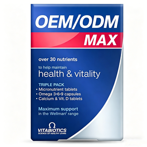 Compresse Multivitaminiche 3-in-1 OEM/ODM per Uomini 30+ Nutrienti <span class=keywords><strong>Omega</strong></span> 3-6-9 Calcio e Vitamina D Integratore Personalizzato per la Salute Maschile - Product Image 1