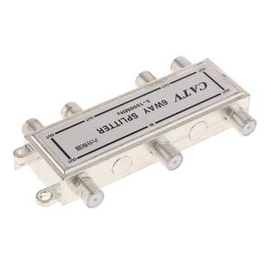 5 ~ 1000 Mhz Premium 6 voies <span class=keywords><strong>TV</strong></span> Singal répartiteurs 1 en 6 câbles coaxiaux RG6 pour téléviseurs magnétoscopes RF Radios <span class=keywords><strong>antenne</strong></span> - Product Image 6