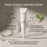 Gel BHA 2% en gros : Apaise l'acné active, réduit l'éclat, doux, sans sécheresse pour les soins du visage en spa