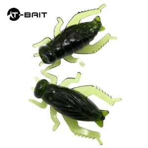 50 unids/bolsa al por mayor de agua dulce mar pesca insectos <span class=keywords><strong>Cricket</strong></span> señuelo cebo suave 2,1 cm 0,7g pesca biónico suave insecto cebo - Product Image 1