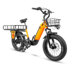Bisiklet elektrikli motosiklet E kargo teslimat için Fat Boy elektrikli bisiklet kir elektrikli bisiklet