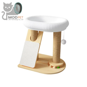 Katı ahşap kedi Scratcher & tırmanıcı-pikap oyuncak ile yerden tasarruf tasarımı, <span class=keywords><strong>Pet</strong></span> güvenli kedi mobilya - Product Image 1