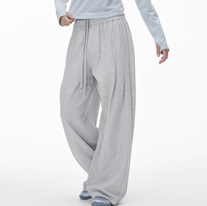 Pantalons de survêtement en sergé baggy MoDu personnalisés pour hommes, style vintage décontracté, jambes larges, pantalons larges pour hommes - Product Image 2