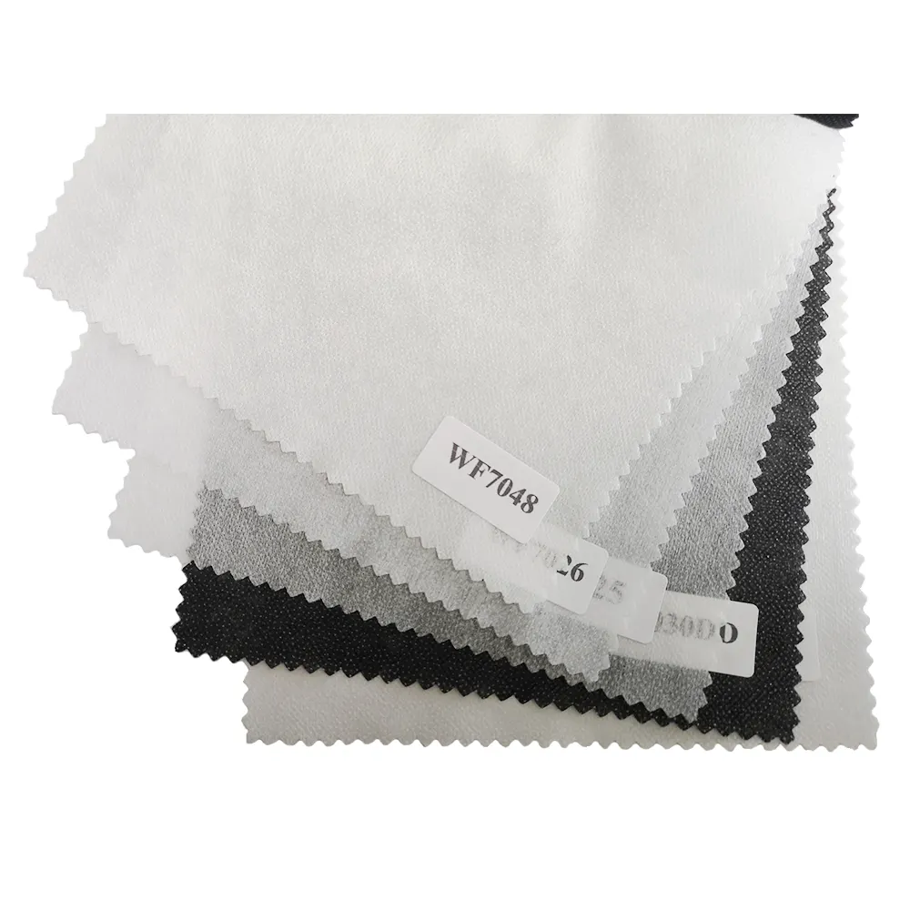 Venda quente de tecido não tecido, venda quente plana e macia 100% es tecido não tecido térmico adesivo