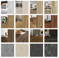 Carrelage de sol commercial en vinyle et design allemand Carrelage aspect LVT pour bureau