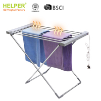 Promotion : Séchoir à linge électrique pliable en alliage d'aluminium, chauffant, anti-rouille, pour intérieur