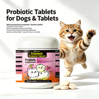 Complément alimentaire pour animaux - Comprimés probiotiques pour chiens et chats - OEM/ODM - Digestion et santé intestinale - Équilibre des bactéries intestinales