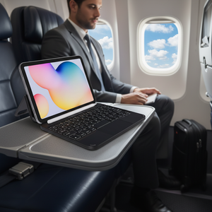 Clavier magique sans fil <span class=keywords><strong>Bluetooth</strong></span> de dernière génération pour iPad Mini / iPhone avec support arrière et rétroéclairage 7 couleurs - Product Image 4