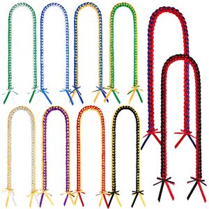 Set di colori personalizzati nero e arancione fornitore diretto di fabbrica Honor società laurea corde e Leis - Product Image 4